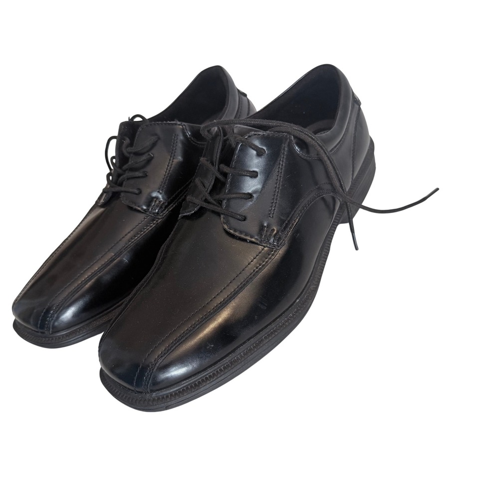 Nunn Bush‎ Kore Oxford Shoes Mens 11W Black Leather Comfort Gel Formal - Picture 3 of 6